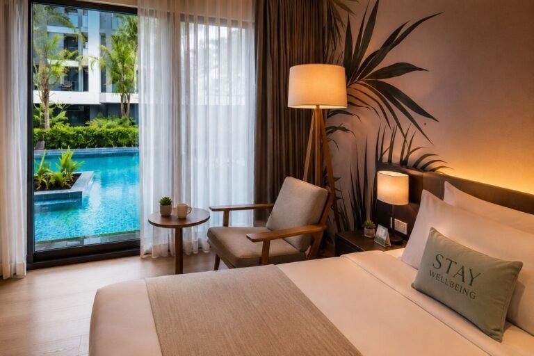 Bedroom at Stay Wellbeing & Lifestyle Resort in Phuket, Thailand