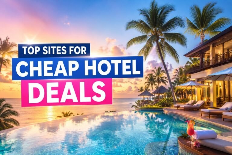 Best Websites to Find Cheap Hotel Deals - WANDERLUSTMUSTS travel guide