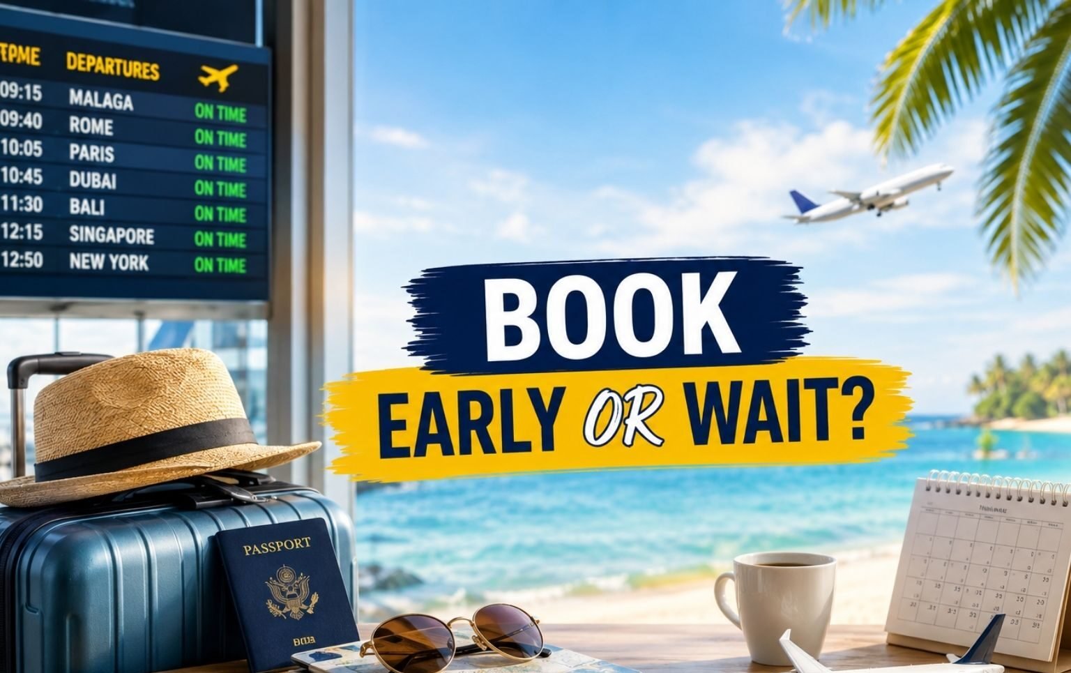 When should you book a holiday? - WANDERLUSTMUSTS travel guide