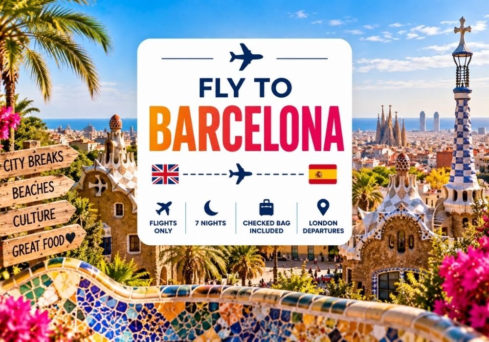 🇪🇸 Barcelona City Break Flights - Anytime Deals