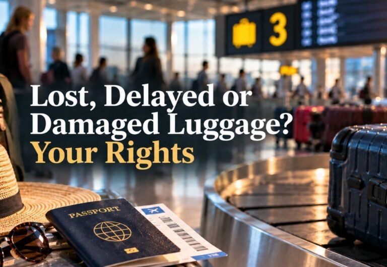 Lost, delayed or damaged luggage passenger rights