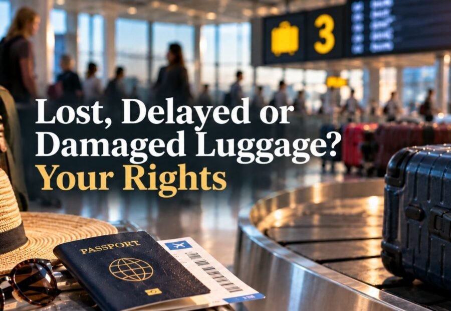 Lost, delayed or damaged luggage passenger rights