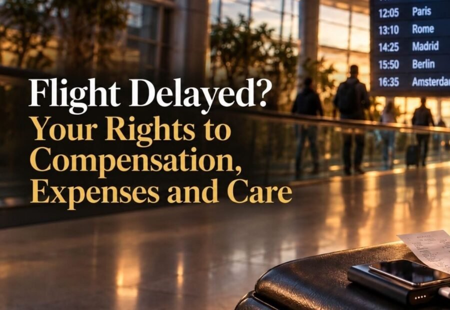 Flight delay rights to compensation, expenses and care