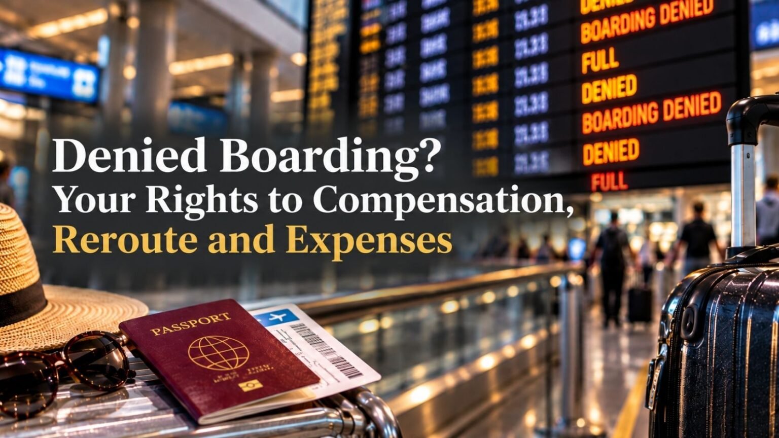 Denied boarding rights to compensation, rerouting and expenses
