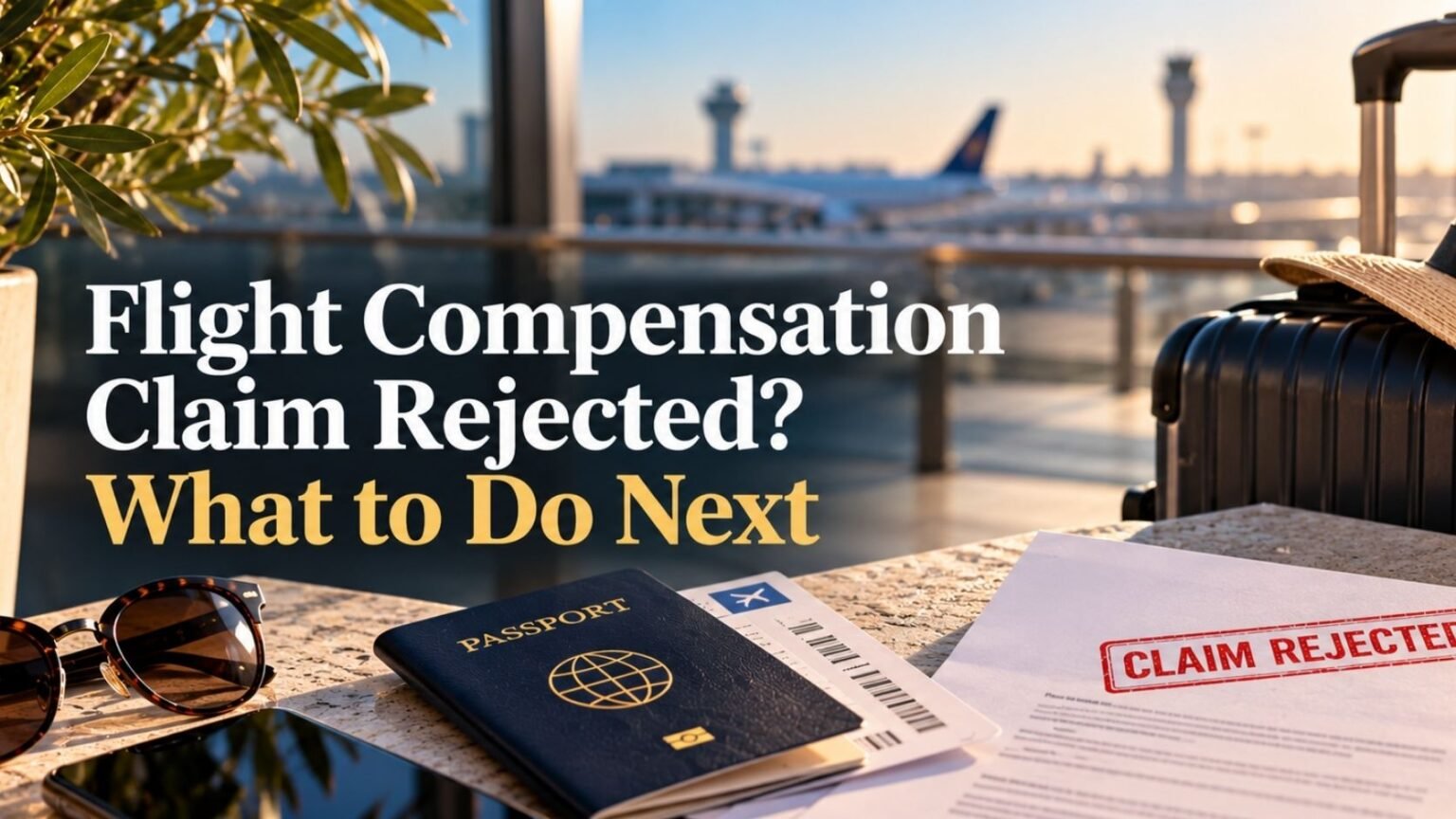 Flight compensation claim rejected and what to do next